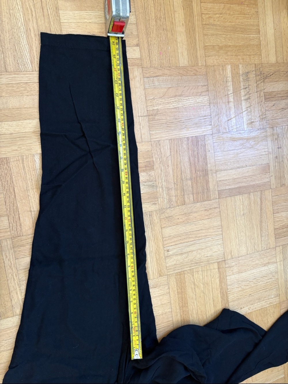 Black Linen Blend Casual Drawstring Pants - Picture 6 of 6